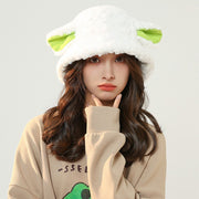 Warm Sheep Ear Hat Plush for Women