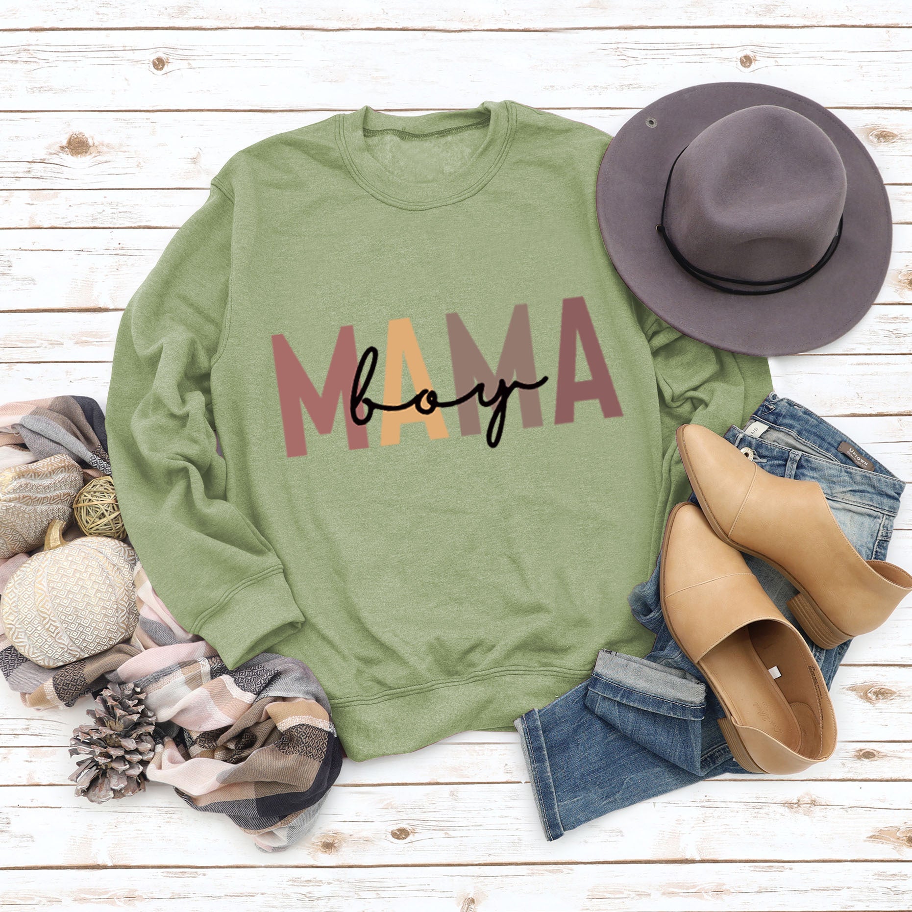 Women's Cotton Printed Loose Fit Sweatshirt