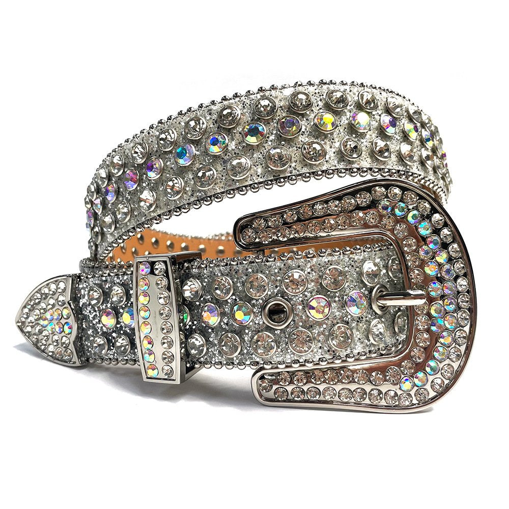 Stylish Rivet Rhinestone Belt for Women
