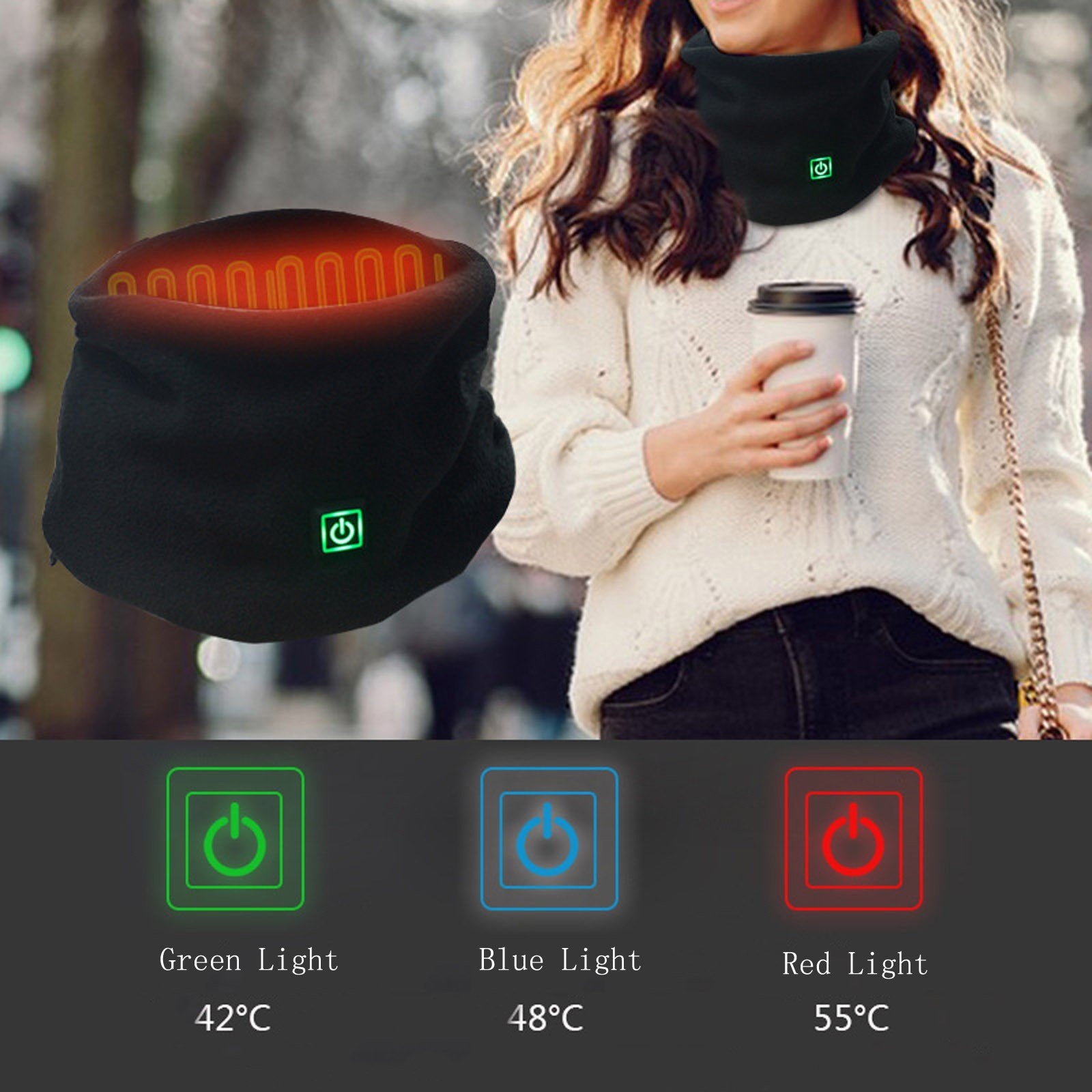 Stay Warm on the Go with Cold Proof Neckband