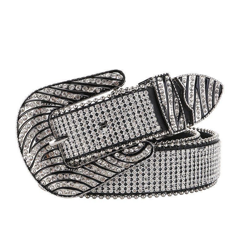 Stylish Zebra Print Belt for Women