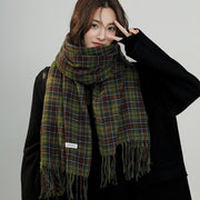 Warm Check Scarf