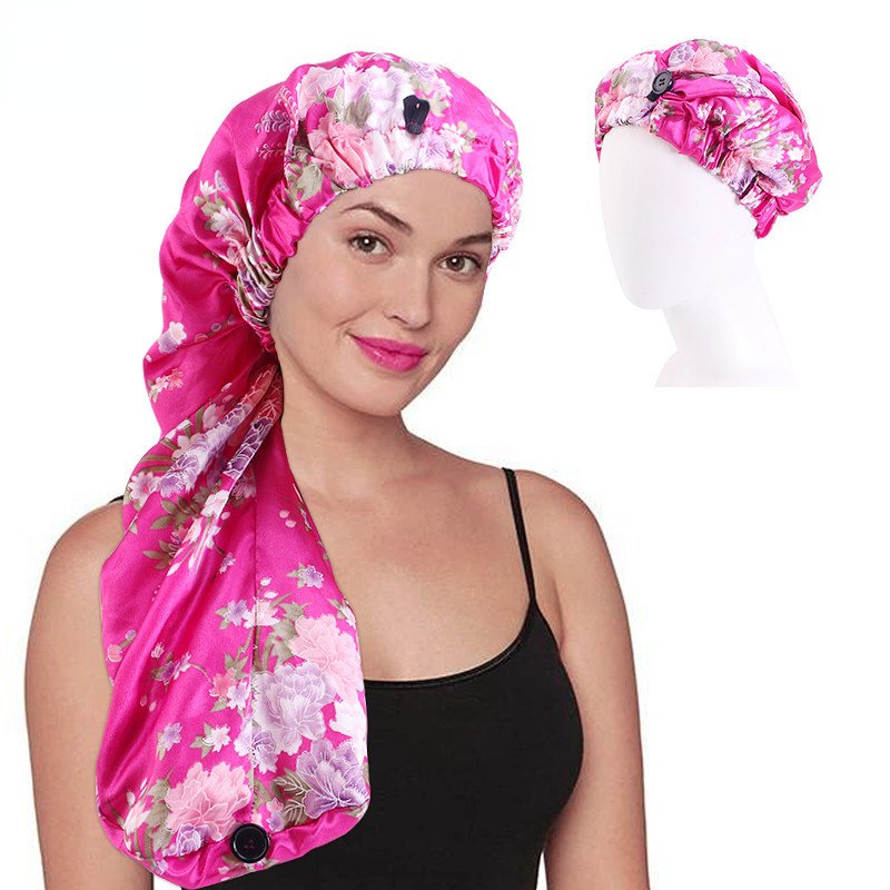 Royal Blue Nightcap for Women - Warm & Breathable Sleep Cap