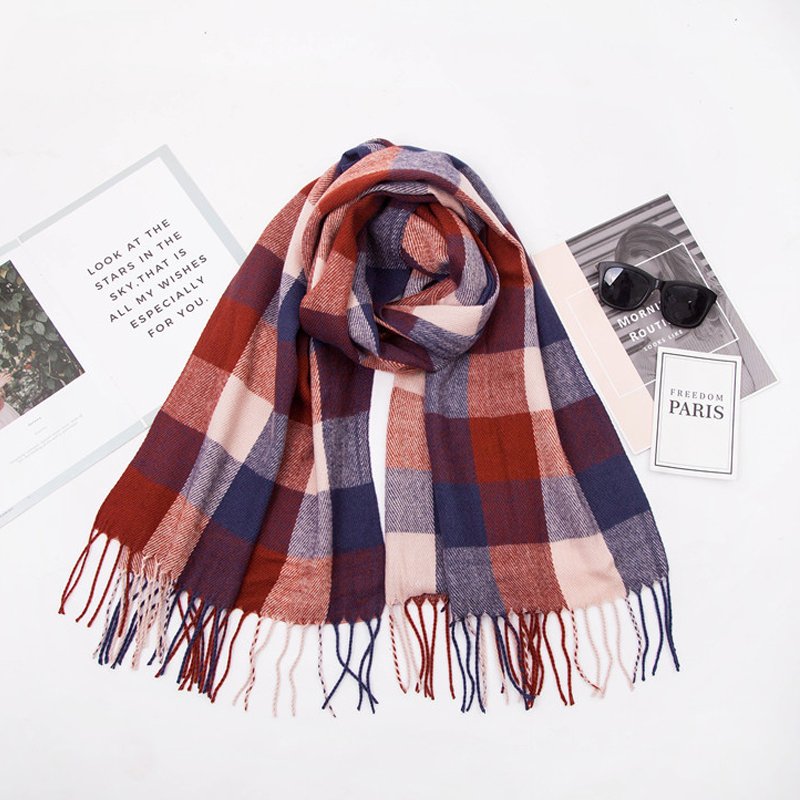 Cozy Plaid Scarf