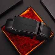 Men's Leather Automatic Buckle Belt