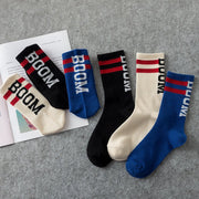 Casual Men's Mid-calf Cotton Socks - Comfortable & Breathable