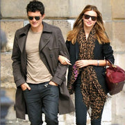 Add a Pop of Leopard Print with Our Chiffon Scarf