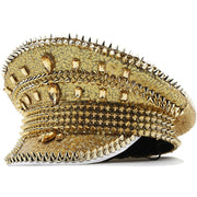 Silver Sequin Wedding Hat