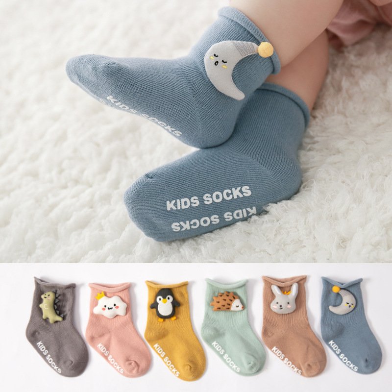 Fun Cartoon Anti-Slip Socks for Kids