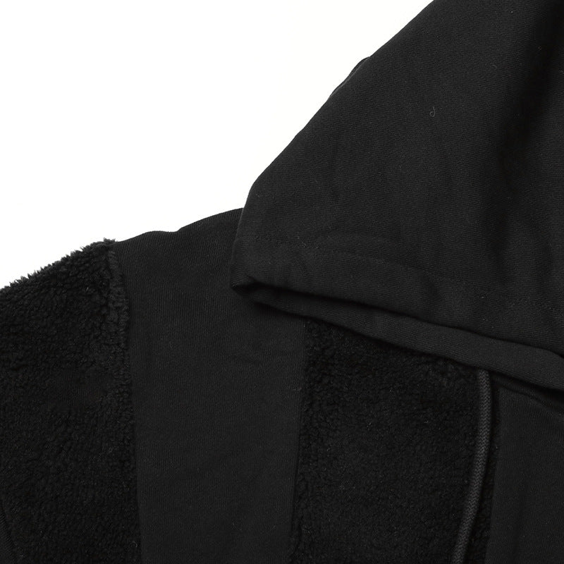 Cozy Lamb Wool Contrast Stitching Casual Sweater