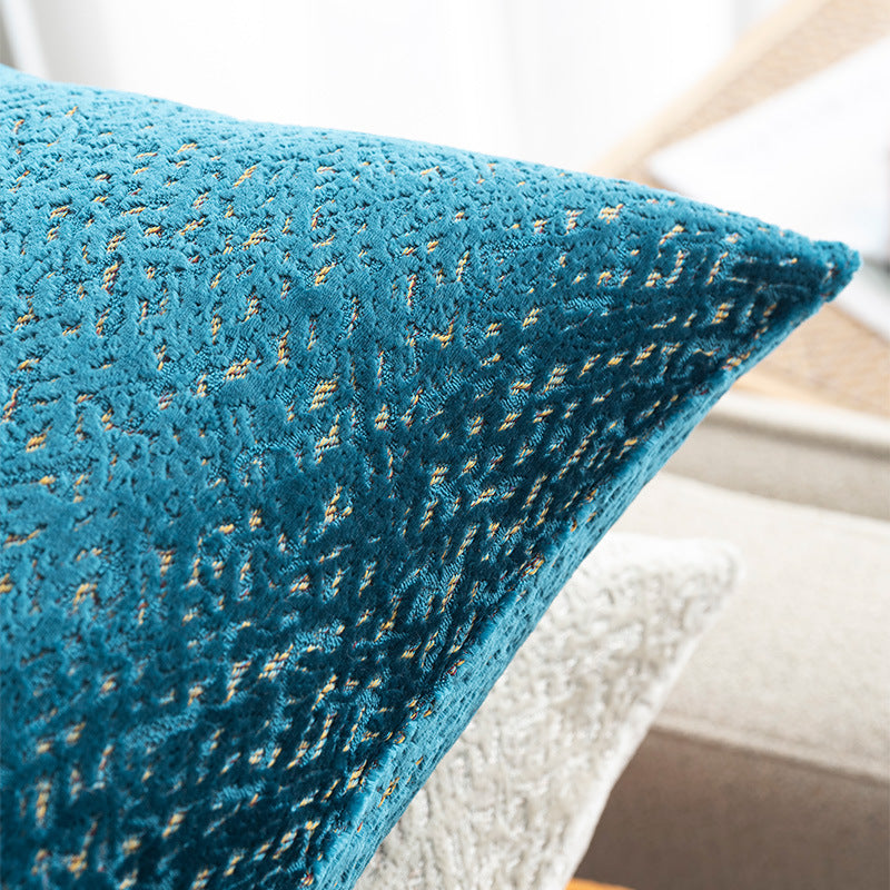 Light Luxury Cut Pile Simple Home Living Room Sofa Pillowcase