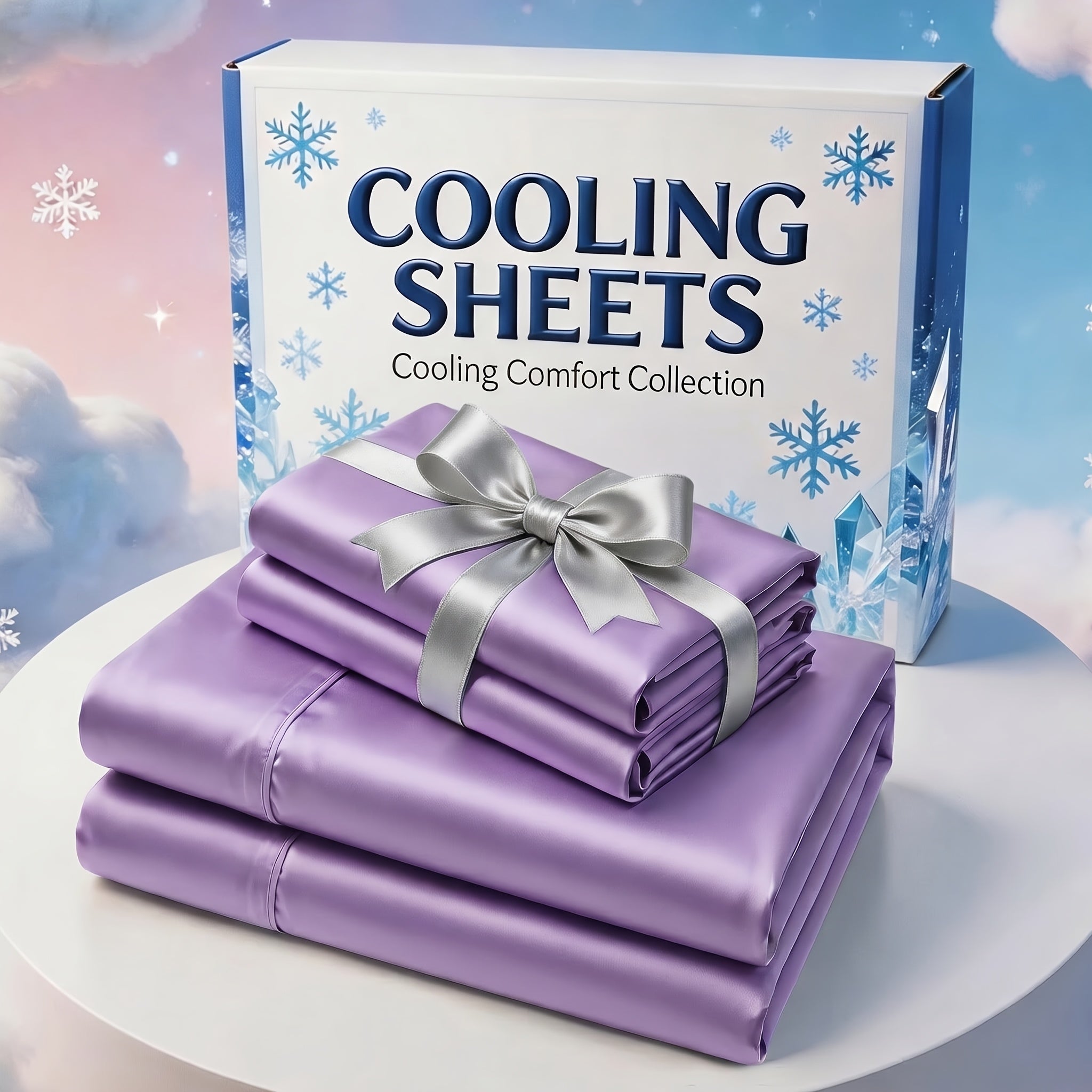 Luxury Extra Deep Pocket Bamboo Fiber Sheet Set – Breathable, Cooling & Wrinkle‑Free