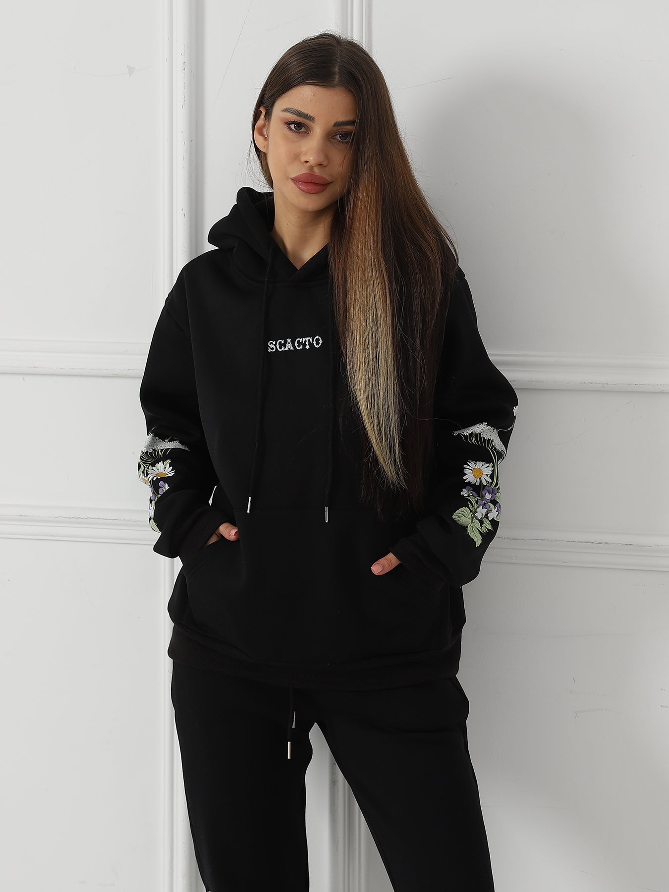 Women's Floral Long Sleeve Sweatshirt