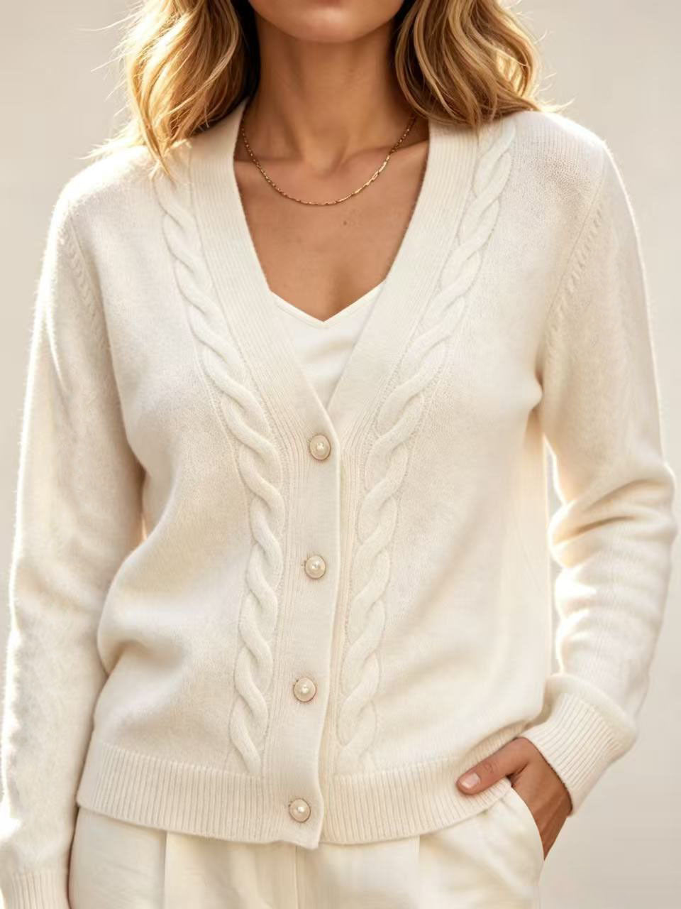 New Fallwinter Long-sleeve Sweater Womens Outerwear Laid-back Style