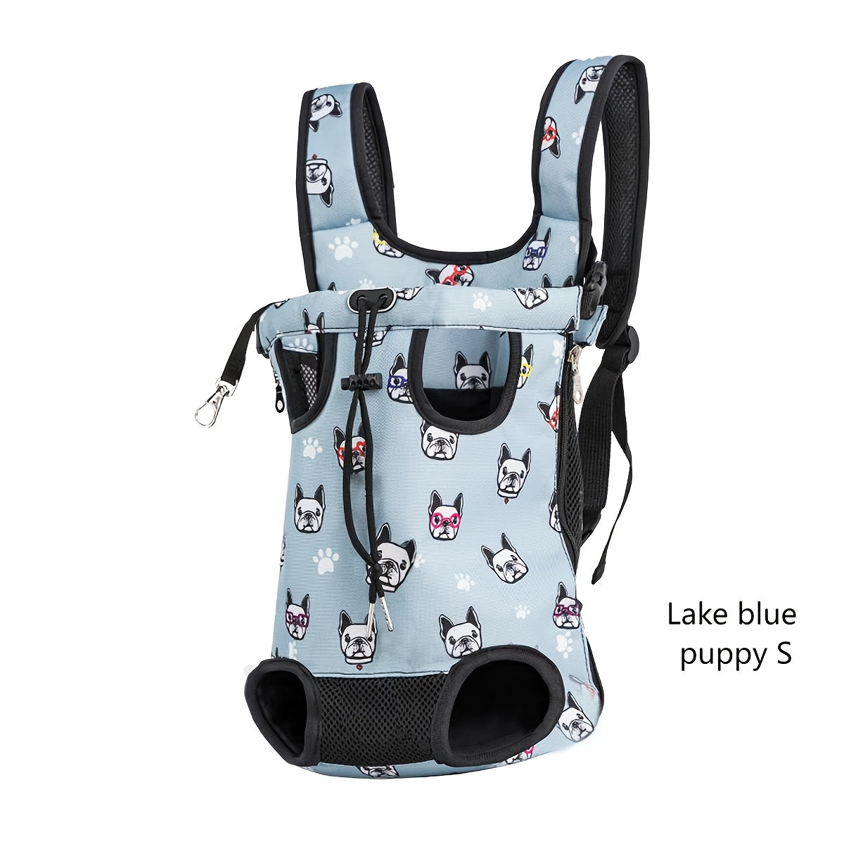 Pet Travel Backpack with Front Harness, Adjustable Multi‑Gear, Ultra‑Breathable Mesh and Lightweight Durable Design