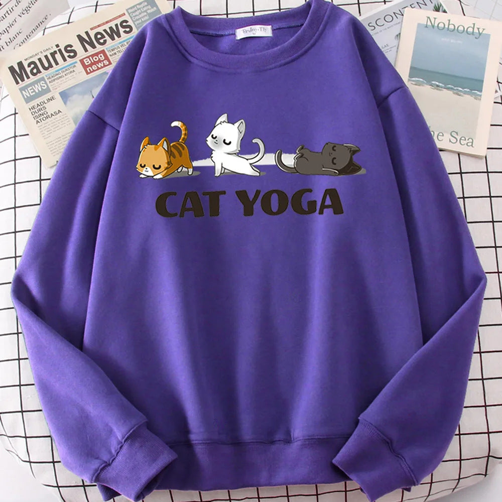 Women's Printed Yoga Sweatshirt | Active Pullover