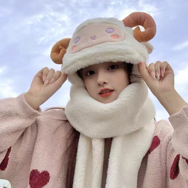 Warm Winter Hat Scarf Set