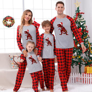 Cozy Plaid Family Pajamas Set for Christmas
