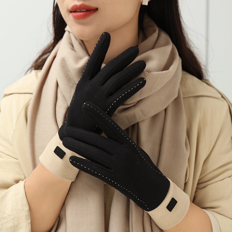 Warm Touch Screen Riding Gloves for Women