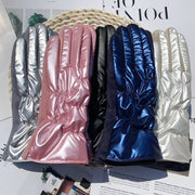 Warm Women's Suede Riding Gloves