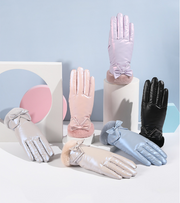 Stay Warm with Thick Velvet Gloves for Women