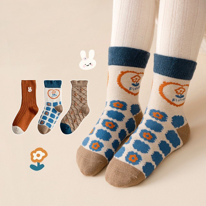 Cozy Kids Wool Socks