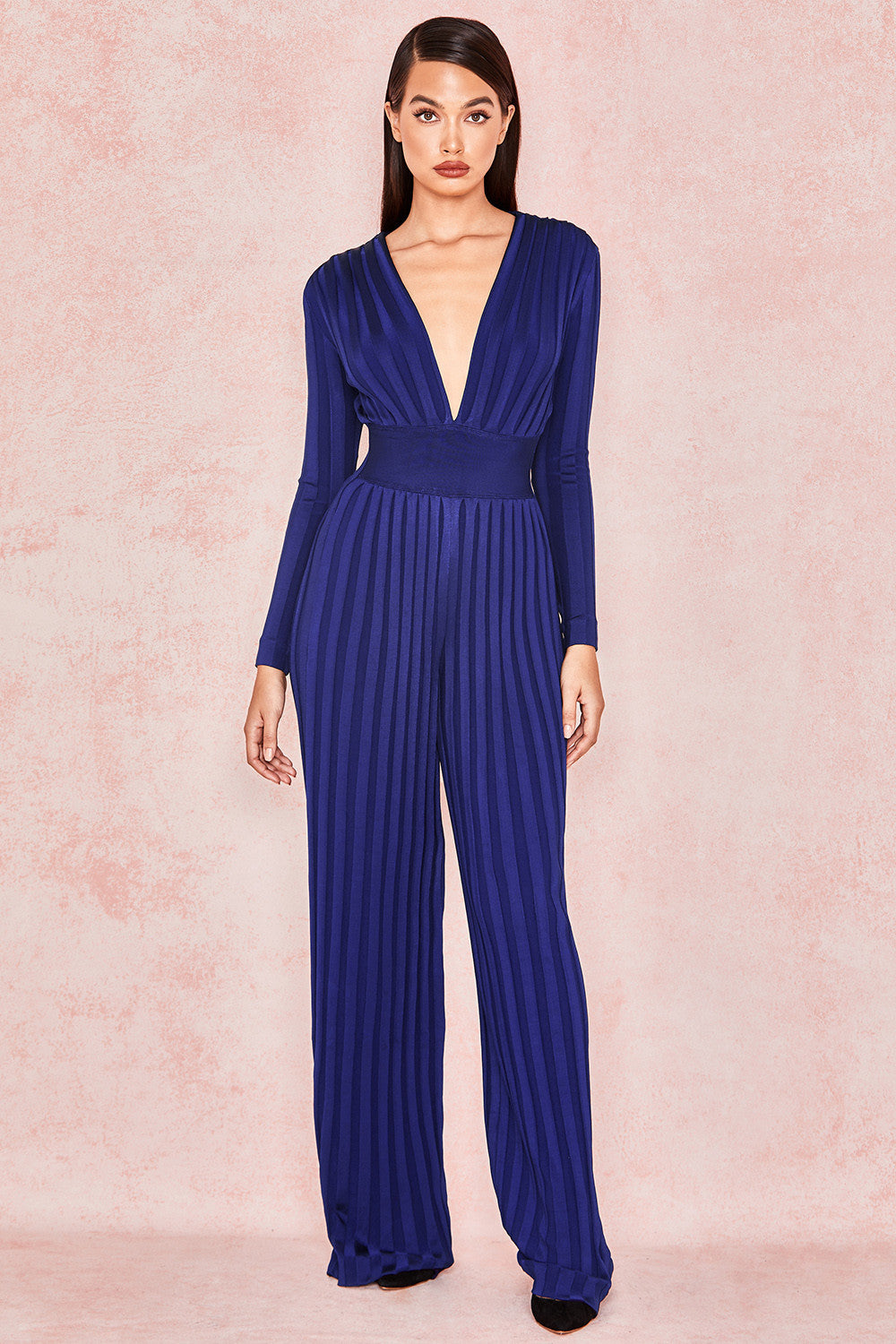 Sleek Contour Bandage Jumpsuit