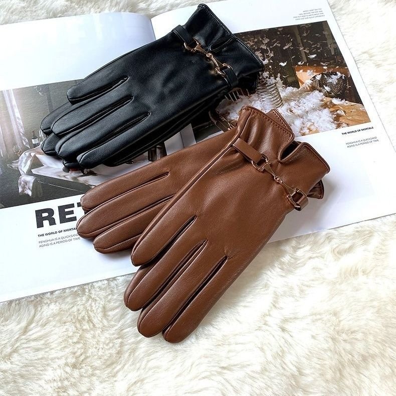 Warm Winter Fleece Gloves for Women