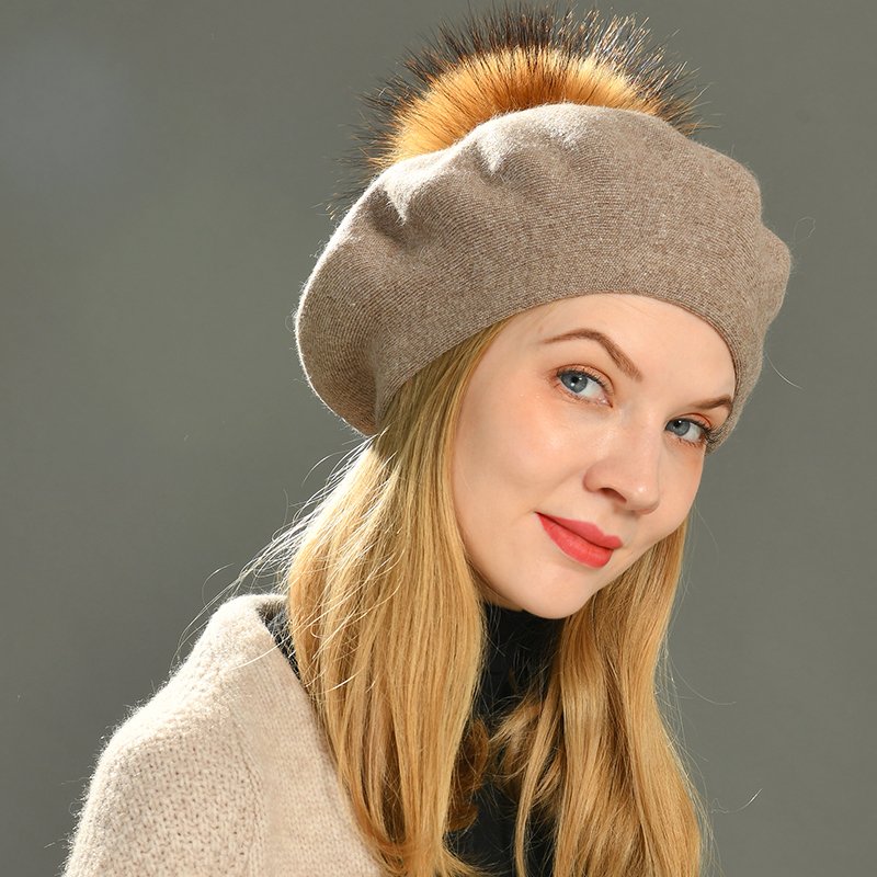 Warm Wool Beret Hat