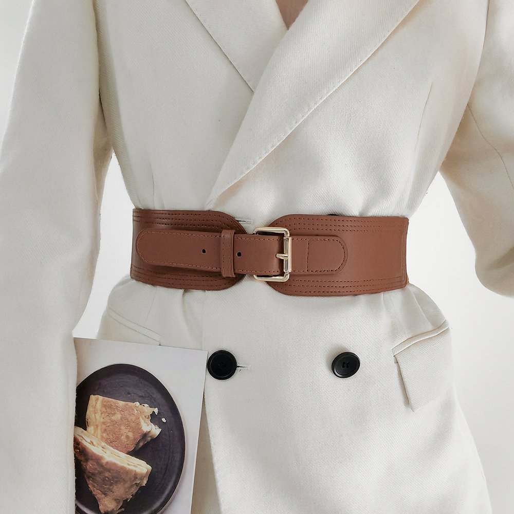 Elastic Wide Belt for Women - Adjustable Commuter Waist Cover