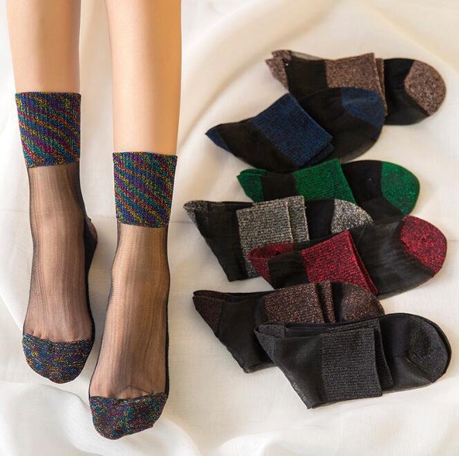 Ultra-thin Women's Breathable Cotton Socks for Spring & Summer