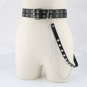 Dark Chain Punk Belt for Women