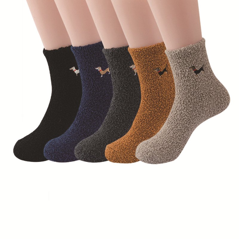 Thickened Sausage Dog Socks for Men