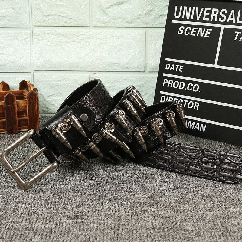 Punk Rock Leather Belt