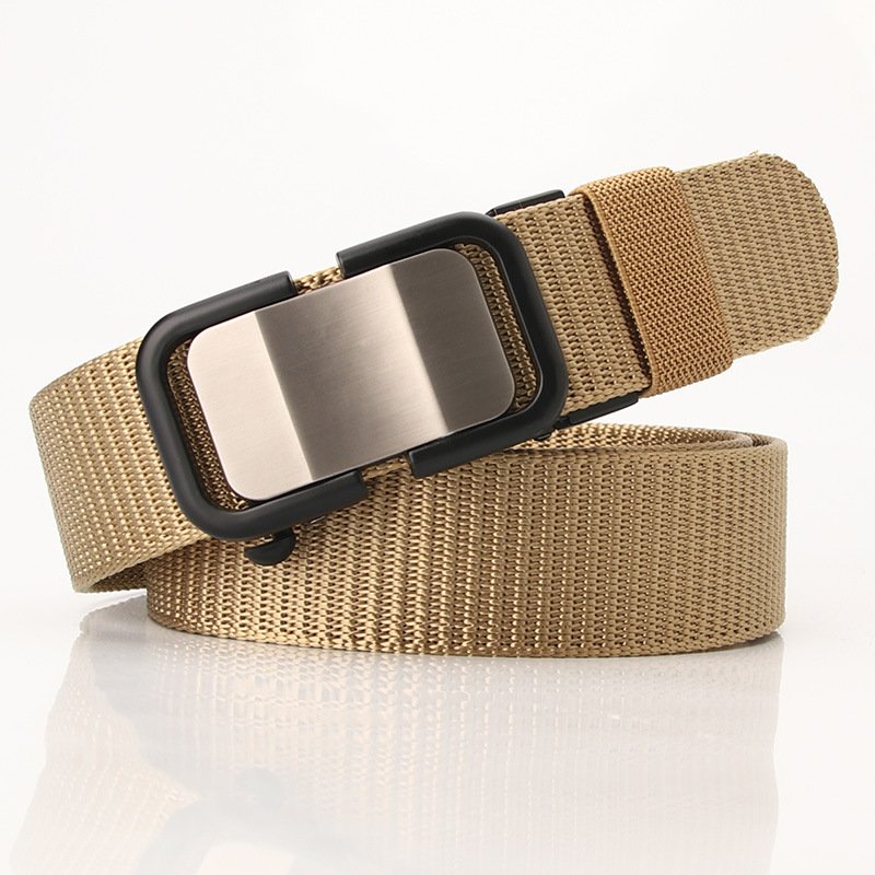Auto Buckle Leather Belt