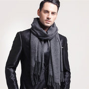 Stay Warm in Style - Men's Thickened Scarf Shawl