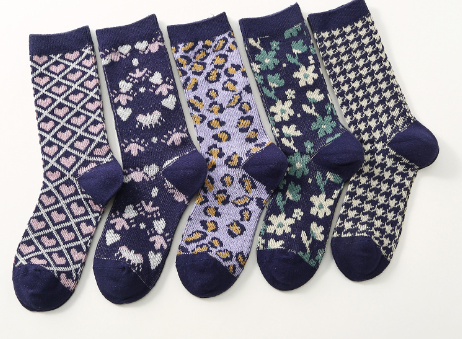 Comfortable Women's Cotton Socks - Breathable & Absorbent