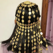 Stunning Belly Dance Metal Headdress Stage Hat
