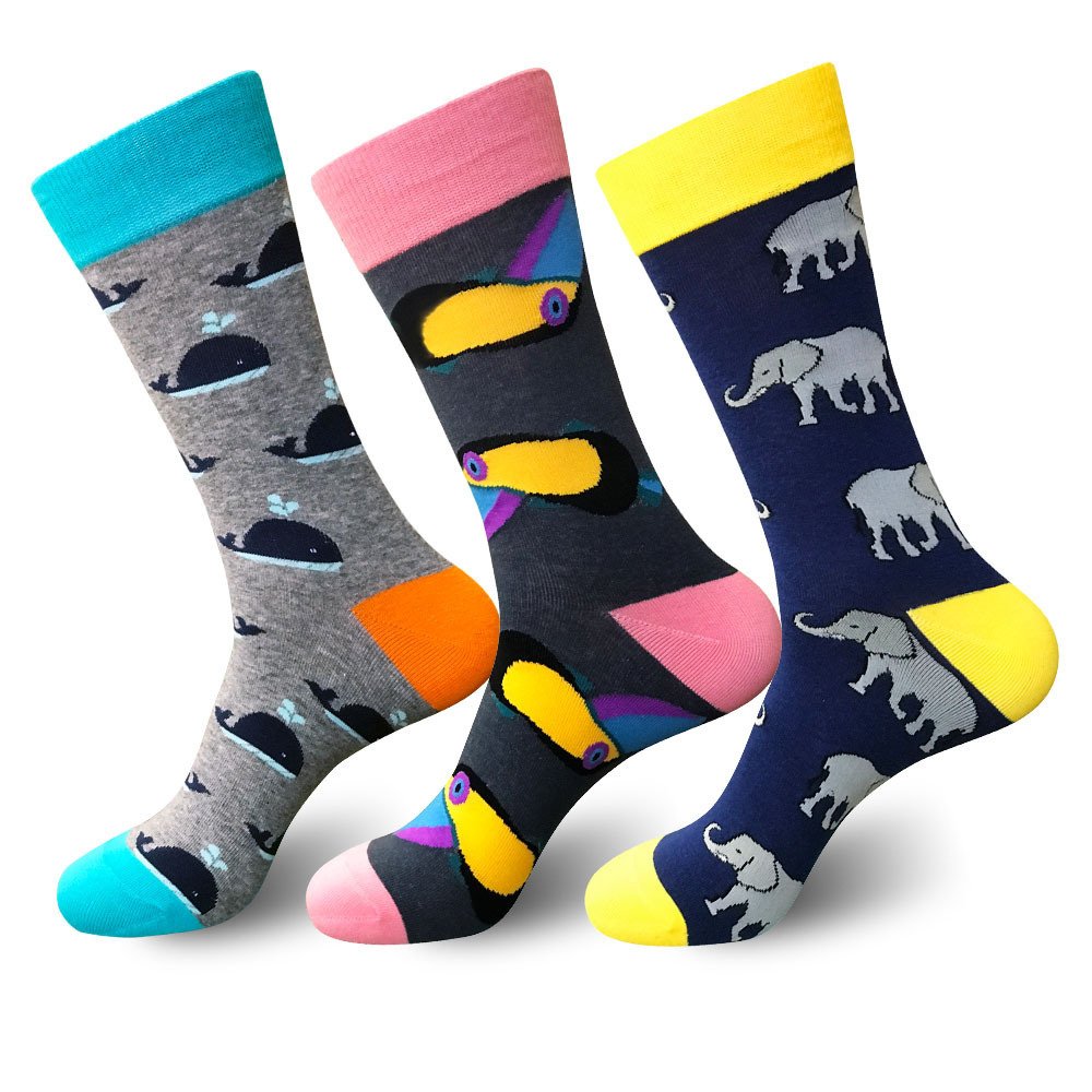 Men's Mid-Calf Sports Socks - Breathable & Sweat-Absorbent