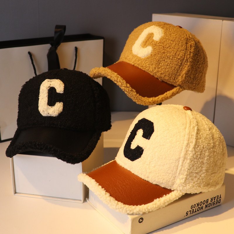 Women's Warm Lamb Hair Hats, Autumn & Winter Korean Style