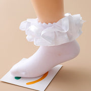 Cute Kids' Lace Socks for Girls