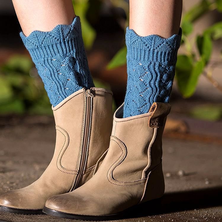 Stay Warm in Style with Short Hollow Socks