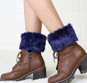 Autumn Winter Short Turned Fur Boots for Women