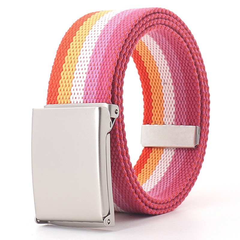 Universal Canvas Belt for Men & Women - Automatic Buckle