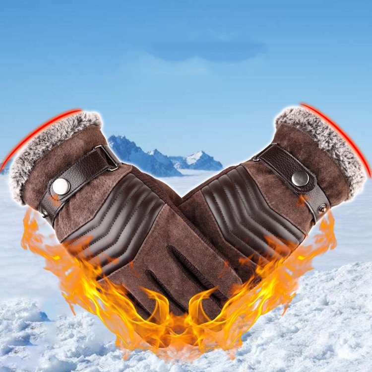 Warm Motorcycle Gloves for Men