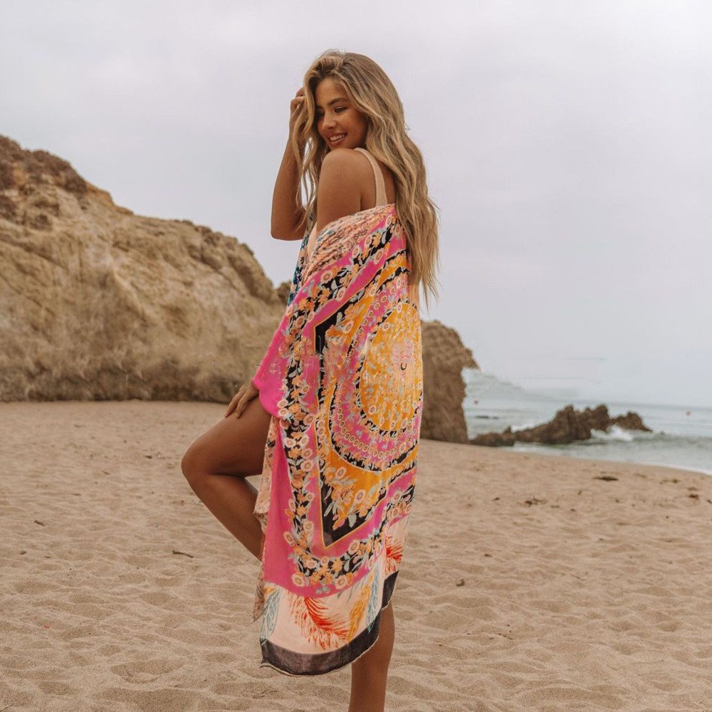 Beach Chiffon Scarf for Sun Protection