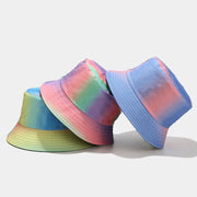 Summer Tie-Dye Contrast Shade Hat for Women