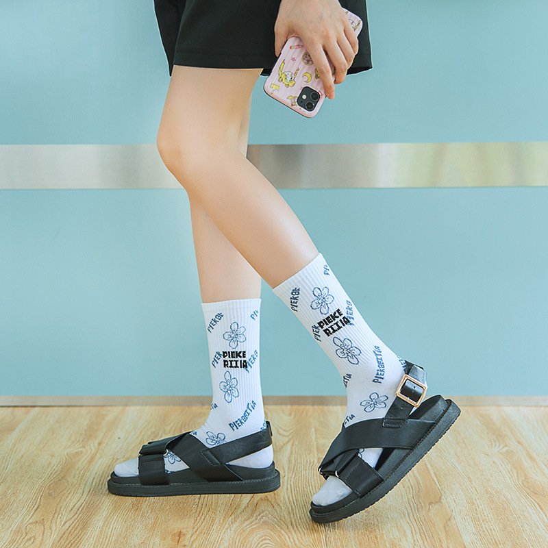 High Top Fashion Socks for Women