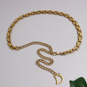 Ancient Gold Waist Chain Belt for Women