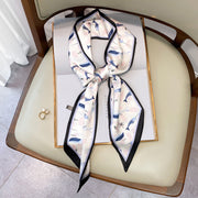 Versatile Thin Scarf - 15cm Wide Square Scarf